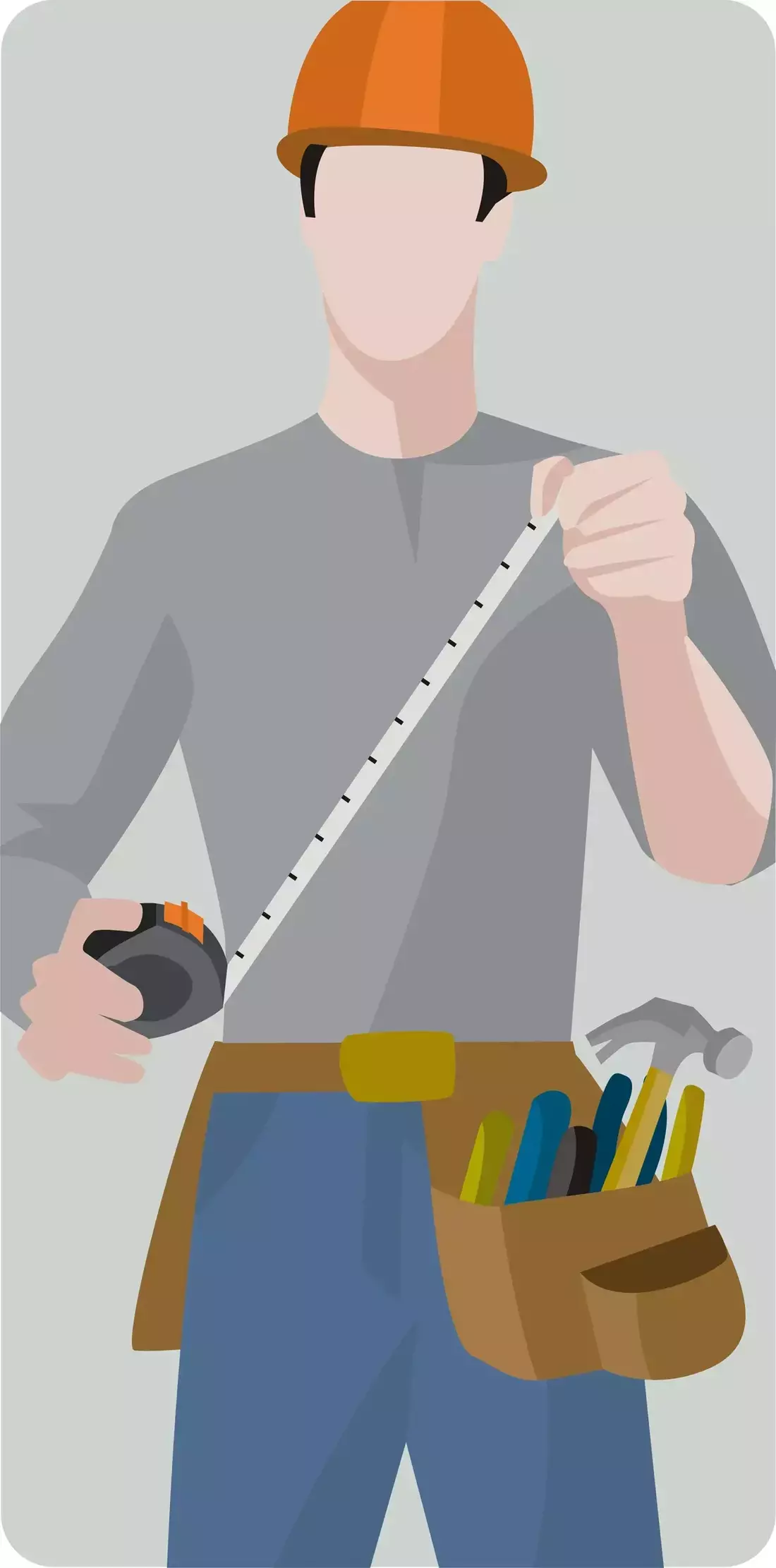Worker With Tape Measure