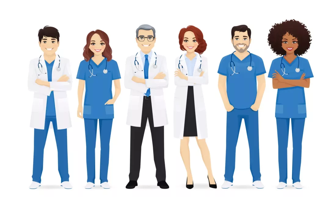 Health Care Workers Vector