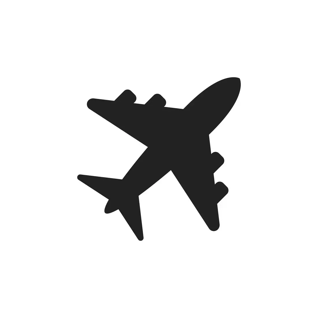 Aeroplane Sign Vector